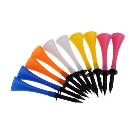 10 Pieces 83mm Height Rubber golf professional tees Golfer Training Various Color