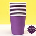 thumbnail image 1 of 10 Pieces 9 Ounce Disposable Paper Cups Party Cups Drinking Cups For Party Diy And Holiday 15Colors，Paper Cups * 10 Pieces/1 Pack （Clearance）, 1 of 4