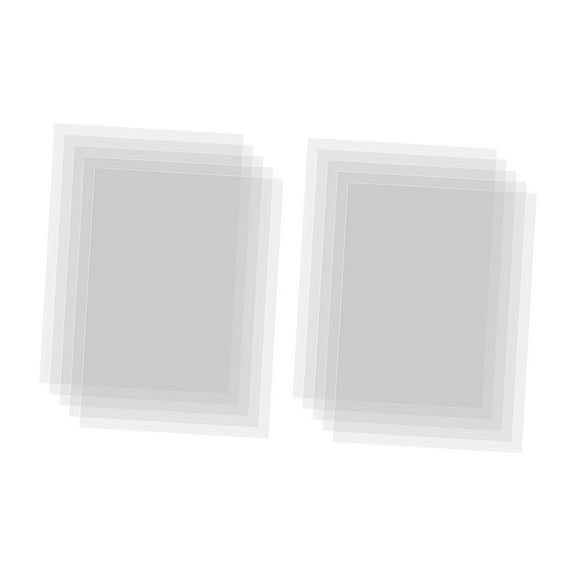 10 Pieces Acetate Stencil Sheets Blank Template Transparent Cutting Material for DIY Album Photos
