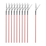 10 Pieces Alligator Clip Sticks Modeling Tool Metal Adjustable Clamping Force for Miniature Model Building