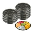 10 Pieces Appetizer Serving Trays with Lids Party Veggie Fruit Snack