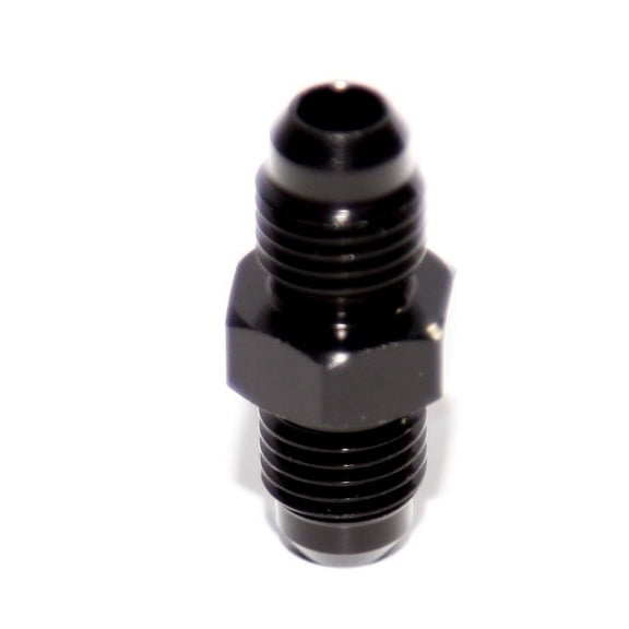 10 Pieces Of BLACK 4AN AN-4 Male Thread Straight Aluminum Anodized Fitting Adapter BLACK 4AN AN-4 Male Thread Straight Aluminum Anodized Fitting Adapter