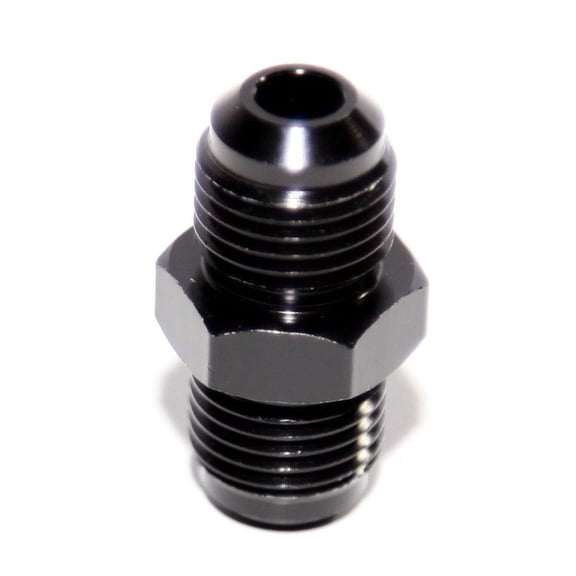 10 Pieces Of BLACK 6AN AN-6 Male Thread Straight Aluminum Anodized Fitting Adapter BLACK 6AN AN-6 Male Thread Straight Aluminum Anodized Fitting Adapter