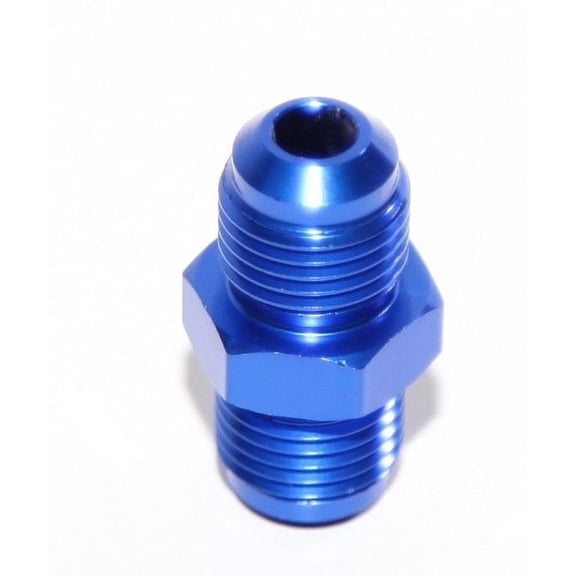 10 Pieces Of BLUE 6AN AN-6 Male Thread Straight Aluminum Anodized Fitting Adapter BLUE 6AN AN-6 Male Thread Straight Aluminum Anodized Fitting Adapter