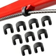thumbnail image 1 of 10 Pieces Bike Cable C Clips Brake Cables Clamp Fixing Clamps Tool Fix Accessory, 1 of 11