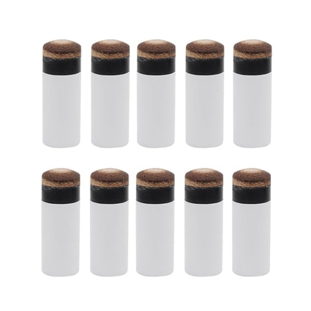 10 Pieces Billiard Cue Tips Replacement Screw-in Tips Snooker Tool Screw-in with 12mm