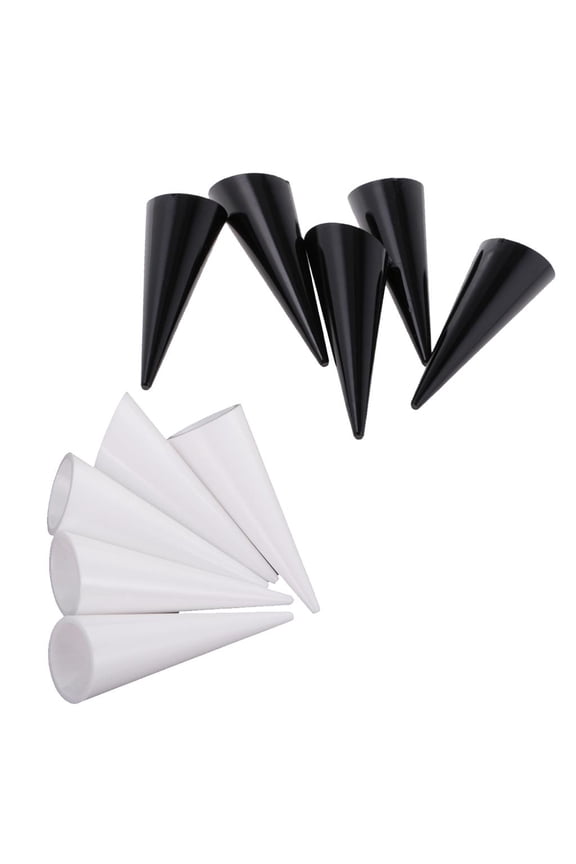 10 Pieces Bulk Finger Cone Stand Display Holder Showcase