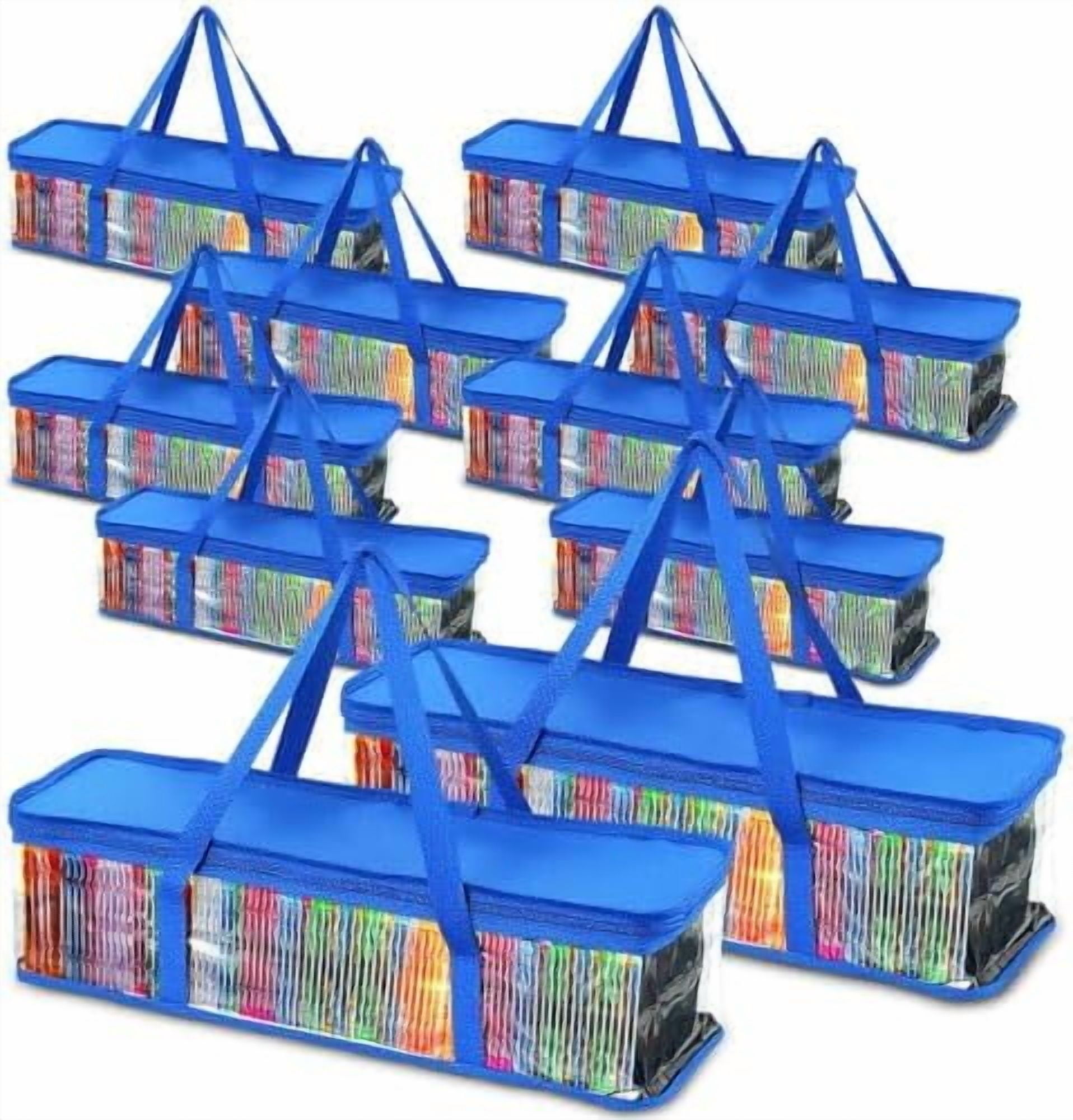 10 Pieces CD Storage Bags Transparent PVC DVD Storage Cases Water ...