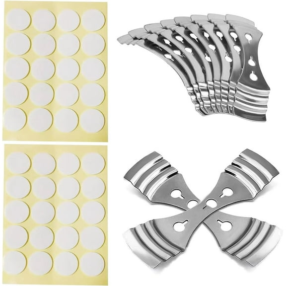 10 Pieces Candle Wick Holder Wick Centering Tool Metal Candle Wick Centering Devices 3-Hole Candle Making Accessories Wicks Holders for Candle Making(Stainless Steel)