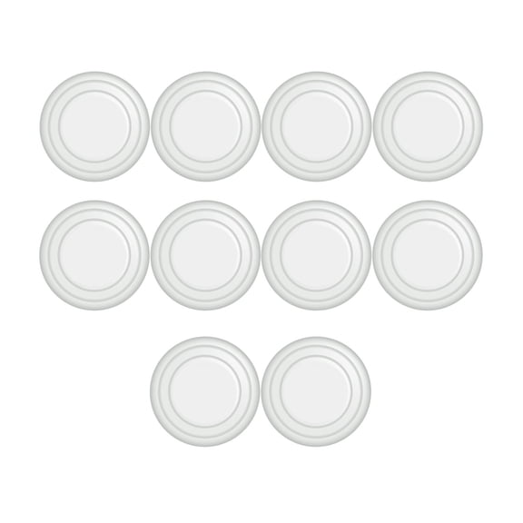 10 Pieces Car Door Collision Gasket Universal Thickening Accessory Decorative Shock Absorbing Buffer Cushion for Automobile RV SUV , White luminous B