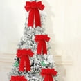 thumbnail image 1 of 10 Pieces Christmas Bows Holiday Christmas Wreaths Bows Christmas Decoration Bows for Christmas Party Decoration,9.5x7.5 Inch, 1 of 3