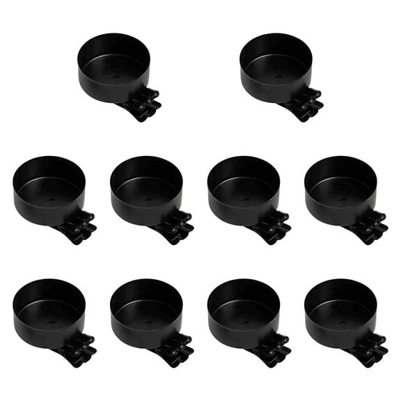 10 Pieces Christmas Tree Candle Clips Metal Candle Holders Sturdy Iron Ornament for Holiday Decor Scene
