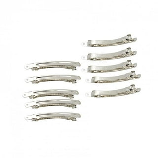 Silver Tapered Metal Snap Hair Clips, Hobby Lobby