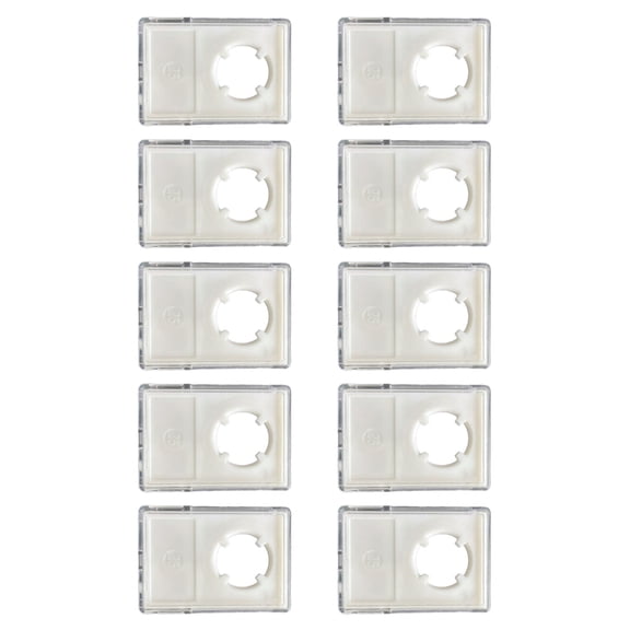 10 Pieces Clear Coin Holder Cases With Sliding Drawer Storage Container for Collectible Coin