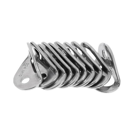 10 Pieces Climbing Anchor Point Nail Hanger M10 for Rappelling Piton Camping
