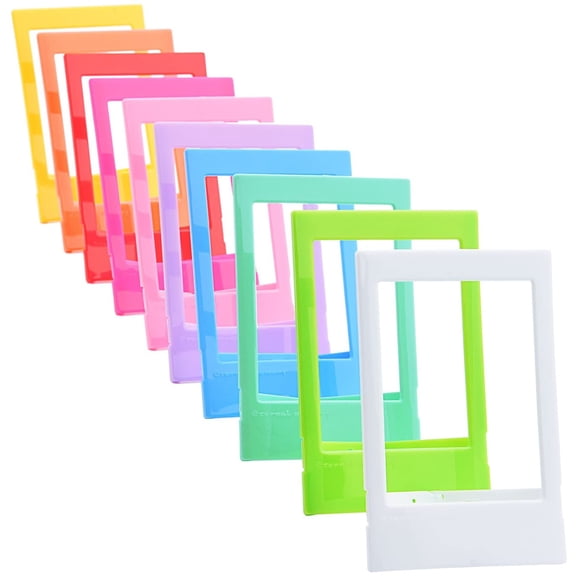 10 Pieces Colorful Mini Photo Picture Frames Stand Compatible With Fujifilm Instax Mini 12 11 9 Link Smartphone Printer