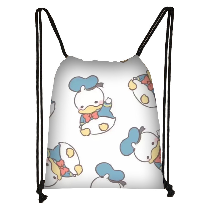 10 Pieces Donald Duck Party Favor Drawstring Bags Drawstring Backpack