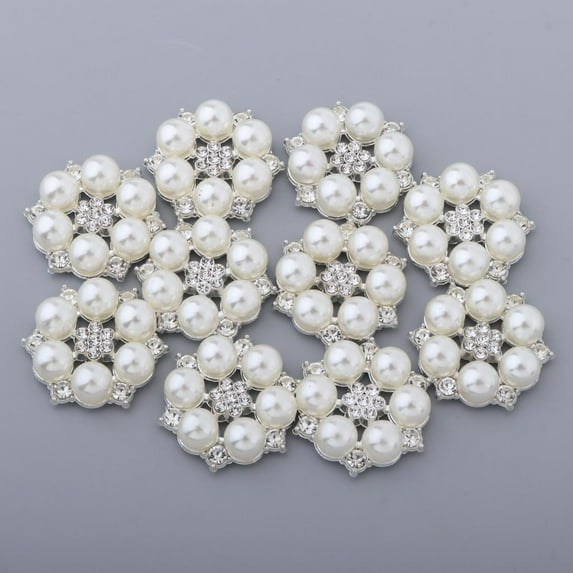 10 Pieces Embellishments Brooches Collar Pin Corsage Bouquet DIY Craft ,
