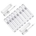 thumbnail image 1 of 10 Pieces Empty Lip Gloss Tubes Containers Lip Balm Bottles Round Liquid Tube Clear Refillable Makeup Supplies for Woman, 1 of 8
