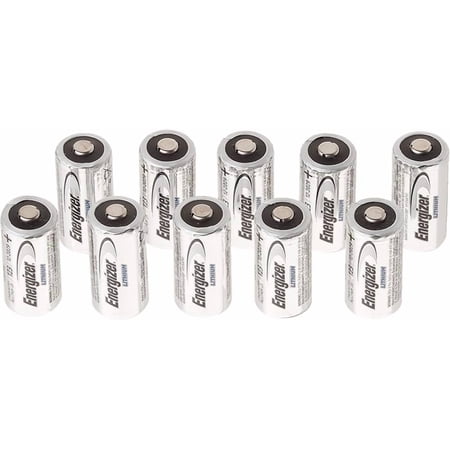 (10 Pieces) Energizer Lithium CR123 3V Lithium Batteries + FREE SHIPPING!