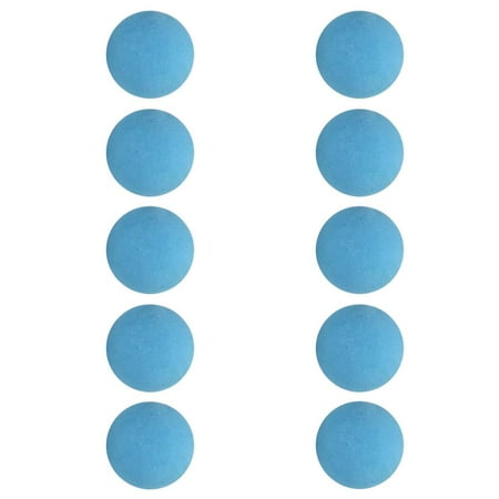 10 Pieces Foam Sponge Balls Indoor Outdoor Golf Training Aid Practices Light Blue