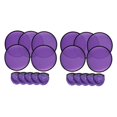 thumbnail image 1 of 10 Pieces Folding Fans Round Fans Handheld Fans Portable Foldable Design for Wedding Party Summer Outdoor Events, 1 of 9