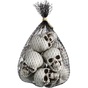 10 Pieces Halloween Skeleton Head Small Mini Skulls for Halloween Party, Halloween Decor Props, Table Decor