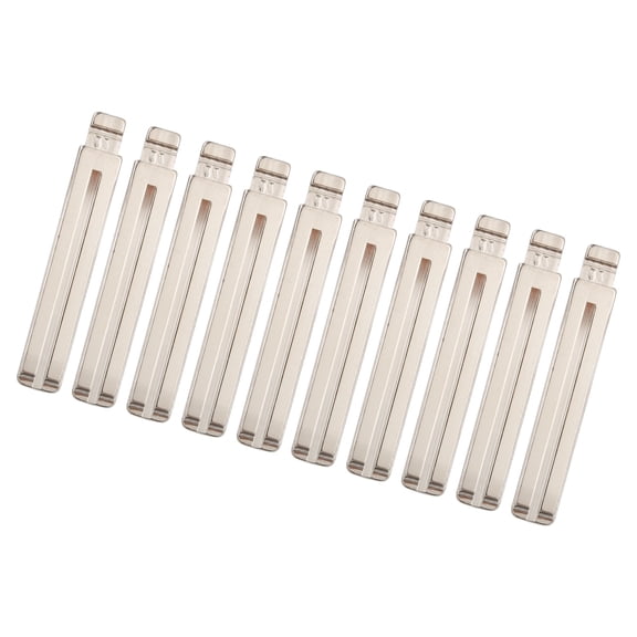 10 Pieces Heavy Duty Vehicle Replacement Machine Cut Key Blanks Metal Construction For Vehicle Access And Security