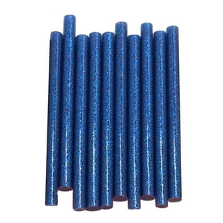EnPoint Hot Glue Sticks Glitter Blue, 36 Pack Hot Melt Glue Sticks Mini,  Color Adhesive EVA Glue Sticks Strips for Craft DIY Art Repai
