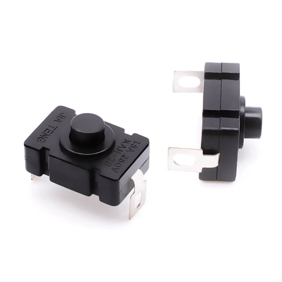 10 Pieces Mini Torch Flashlight Push Button Switch DIY Electronic Switch