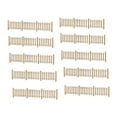 thumbnail image 1 of 10 Pieces Miniature Fence Model Building Railing Wood Material for DIY Diorama Architecture Crafter Use, 1 of 5