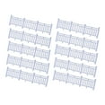 thumbnail image 1 of 10 Pieces Model Train Railroad Fence Model Building Railing Mini Fence PP Material Suitable for Sand Table Scenery, 1 of 9