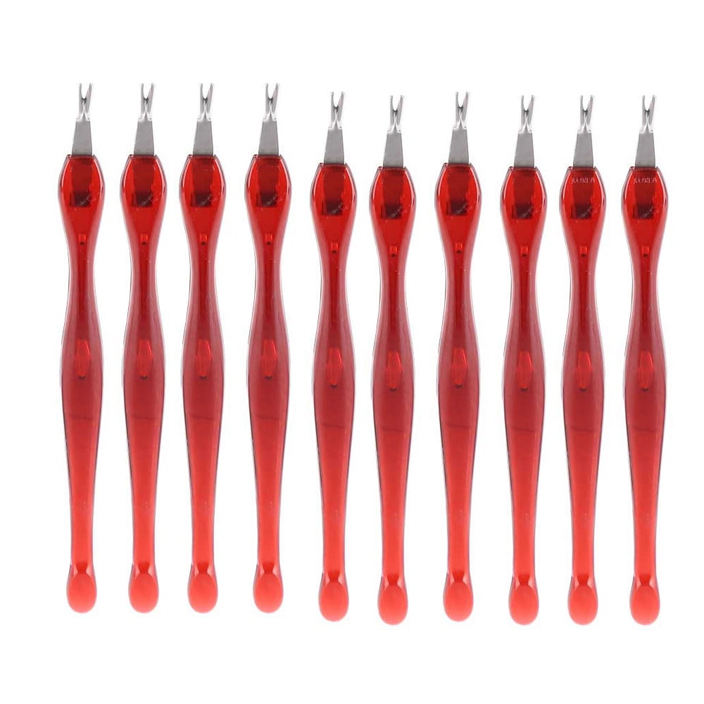 10 Pieces Nail Cuticle Knife Cuticle Trimmer Remover Pusher Stainless