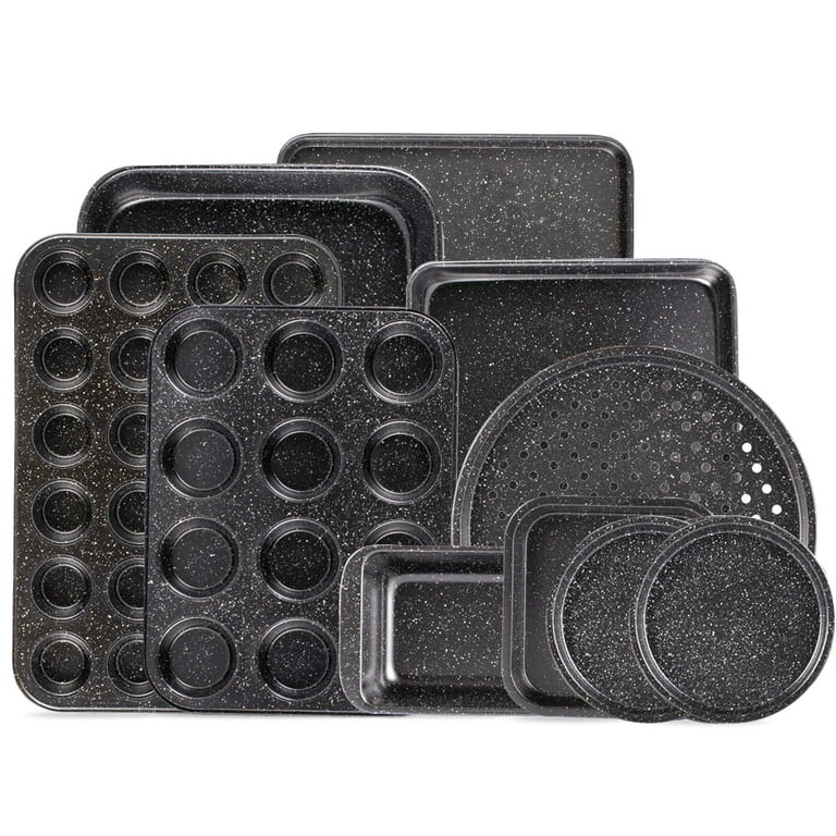 Nonstick Baking Pans Set, Bakeware Sets Including Round / Square