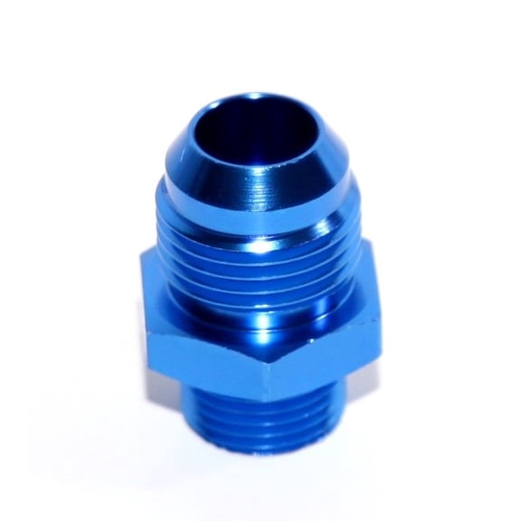 10 Pieces Of BLUE 10AN AN-10 to M18x1.5 NPT Male Thread Straight Aluminum Fitting Adapter BLUE 10AN AN-10 to M18x1.5 NPT Male Thread Straight Aluminum Fitting Adapter