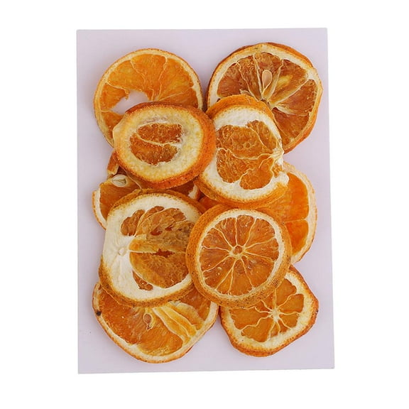 10 Pieces Of Dried Orange Fruit Slices For Decorations