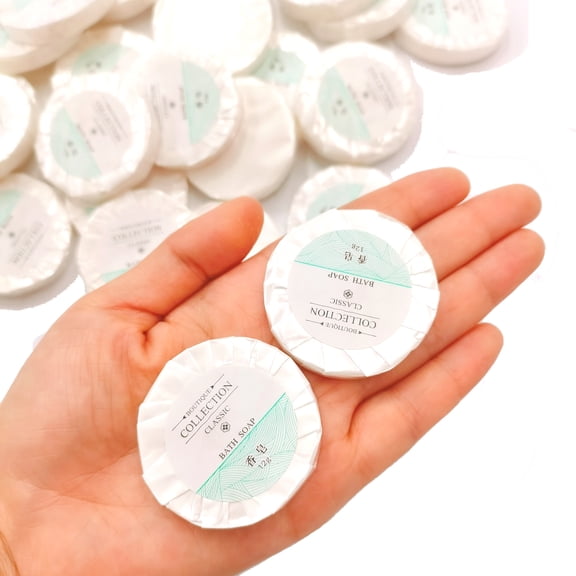 10 Pieces /Pack Multi purposed 11G Mini Round Travel Size Rich Foam Bath Soap Bar Hotel Supplies for Body Personal Skin Care Hands Wash Bathing Toiletry