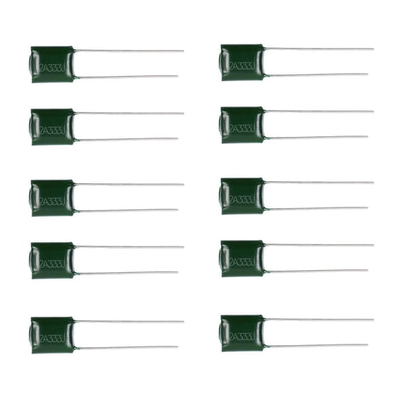 10 Pieces Polyester Film Guitar Electric Guitar Potentiometer Bass Applications Green