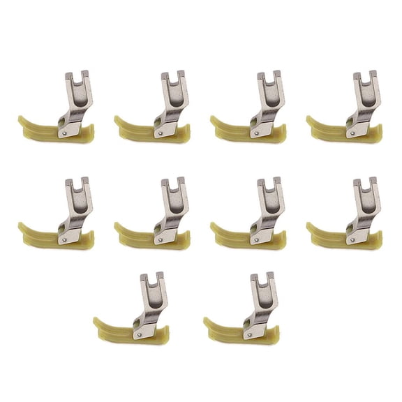 10 Pieces Portable Industrial Sewing Machine Universal Presser Foot MT 18 Yellow