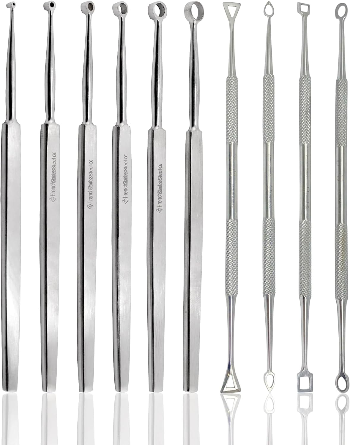 10 Pieces Premium Hollow Tip Wax Carving Tools Set Professional Wax