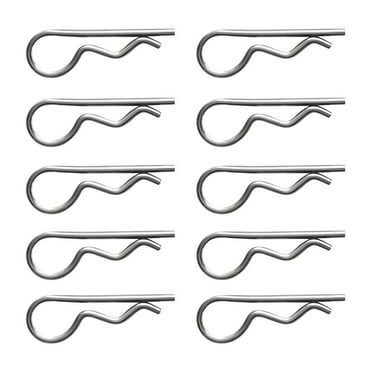 10 Pieces Premium Stainless Steel Clip Cotter Pins Retaining Pin 7 Sizes to Choose , 2x42mm