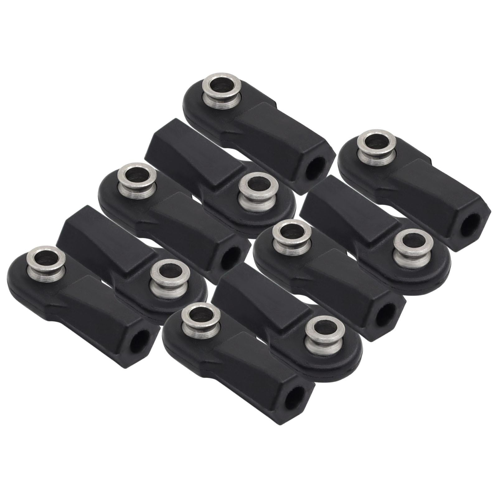 10 Piezas De Extremos De Varilla M4 Para RC, Rótulas De Plástico Para Dirección Y Suspensión, Compatibles Con Axial SCX10 I/II/III Y Capra