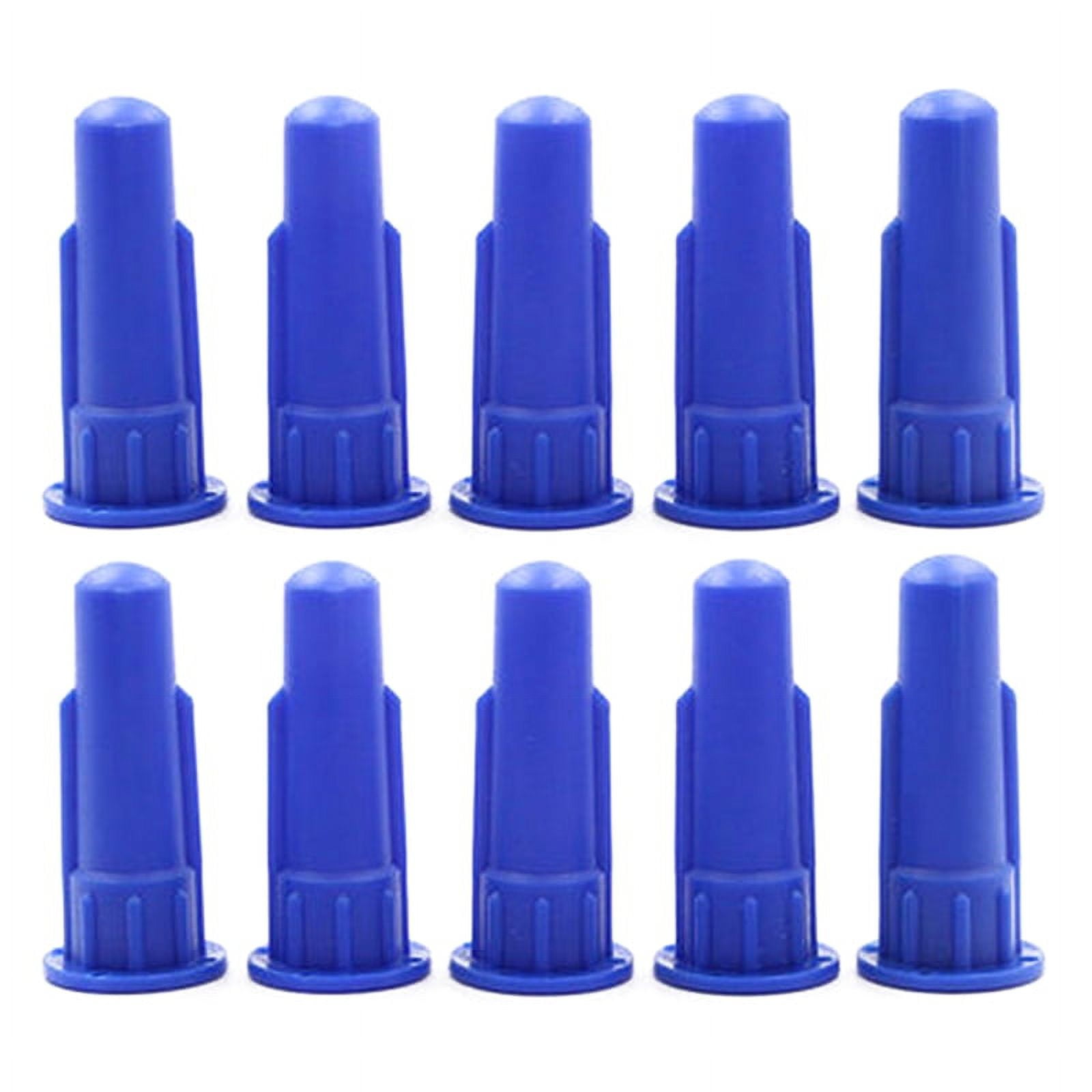 10 Pieces/Set Cylindrical Cone Nozzles Silicon Sealant Dispenser for