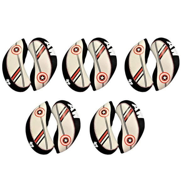 10 Pieces / Set Neoprene Golf Club Irons Head Cover set four,,,7,8,9, AW, SW, PW, LW