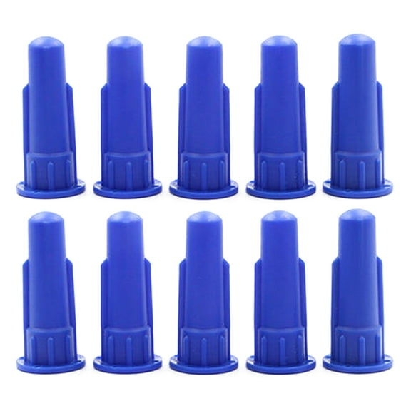 10 Pieces/Set Silicone Nozzles Cylindrical Cone Nozzles External Teeth 14.5mm