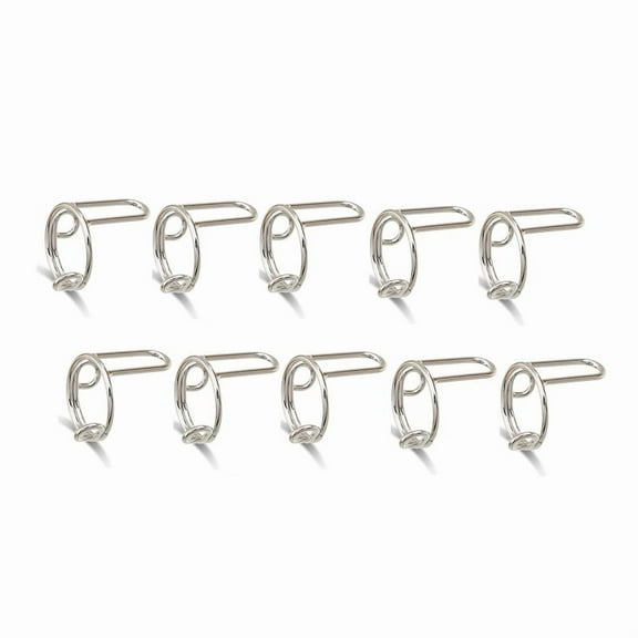 10 Pieces Sets Thin Nail Rings for Ladys Daily Fingertip Protective Cover Ring Jewelry Gift to Girlfriend Silver