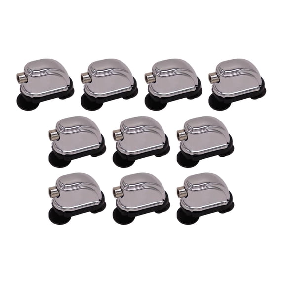 10 Pieces Snare Drum Lugs Drum Fastener Percussion Mount Triangle Shaped Metal for Snare Drum Maintenance