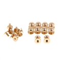 thumbnail image 1 of 10 Pieces Studs Screw Round Head Solid Brass Nail Rivet Buttons DIY Leather Craft, 1 of 8