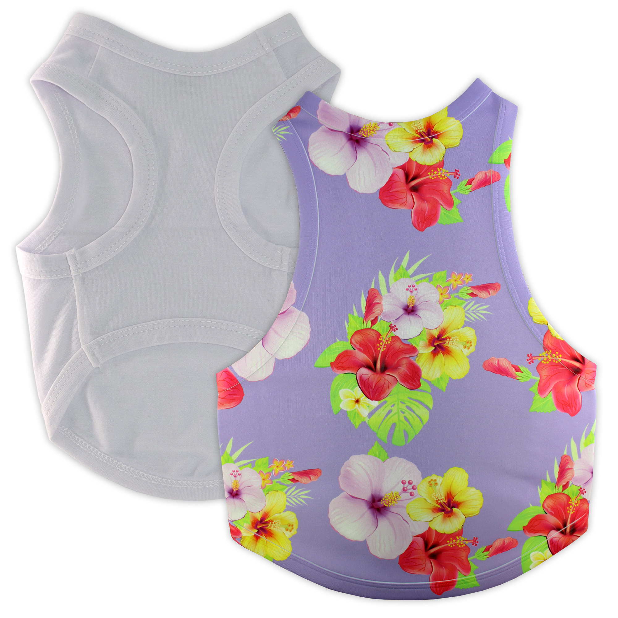 10 Pieces Sublimation Pet Shirt Blanks, Heat Transfer Dog Apparel, Cool