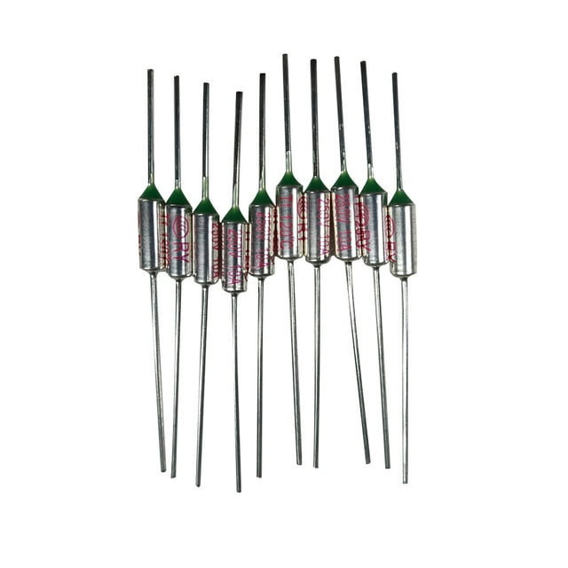 10 Pieces Thermal Fuse 72270 Degree Temperature 250V 10A Metal Thermal